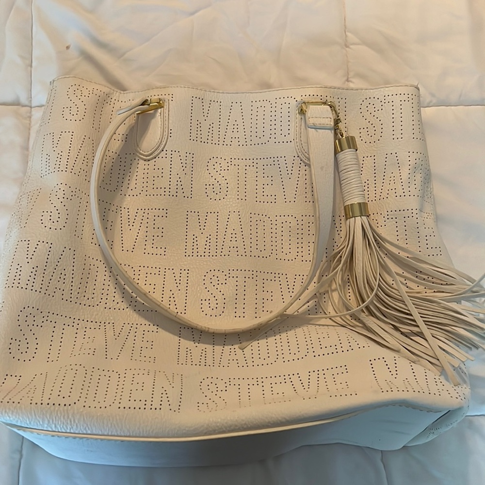 White Steve Madden tote